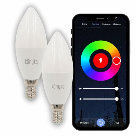 Lampadina LED Candela Konyks e14 Bianco