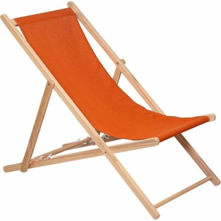 Lettino Jardin Prive Marrone Rosso 132 x 55 x 35 cm Legno