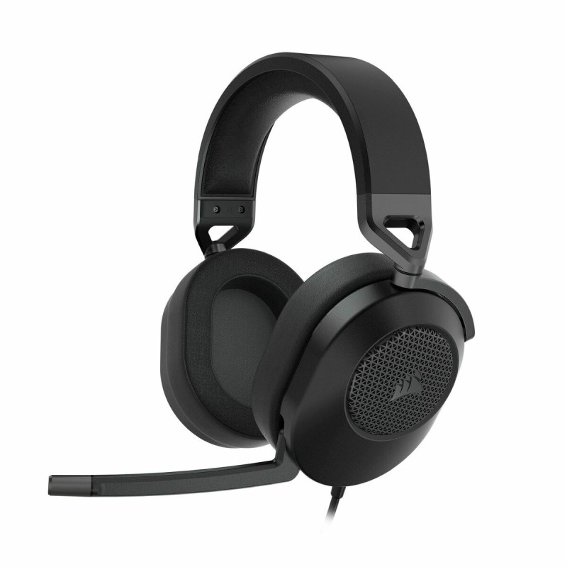 Auricolari con Microfono Corsair HS65 SURROUND Nero Auricolari con Microfono Corsair HS65 SURROUND Nero