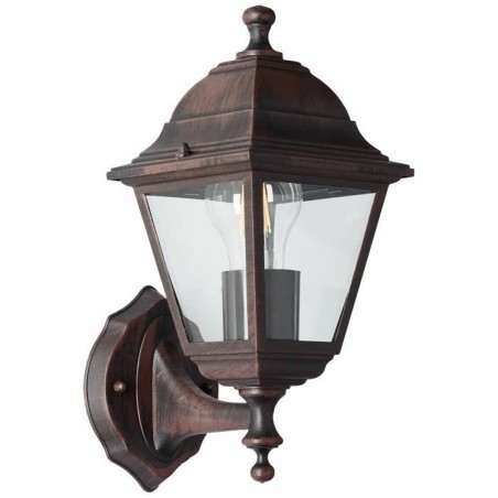 Lampione da Giardino Brilliant Nissie Orange Nero arrugginito 60 W E27 Esterno