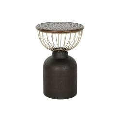 Tavolo aggiuntivo DKD Home Decor 43,5 x 43,5 x 63,5 cm Abete Metallo