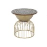 Tavolo aggiuntivo DKD Home Decor 55,5 x 55,5 x 53 cm Abete Metallo