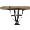 Tavolo aggiuntivo DKD Home Decor Abete Nero Metallo 60 x 60 x 63,5 cm