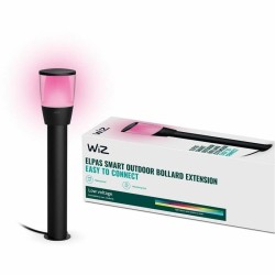 Picchetto solare da giardino Wiz Nero Metallo