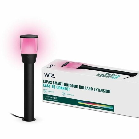 Picchetto solare da giardino Wiz Nero Metallo