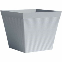 Vaso Garden ID Azzurro Grigio Quadrato 33 x 39 x 33 cm