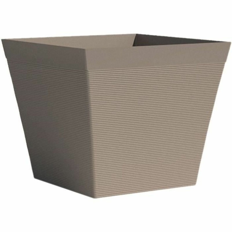 Vaso Garden ID Taupé Quadrato 39 x 33 cm Vaso Garden ID Taupé Quadrato 39 x 33 cm