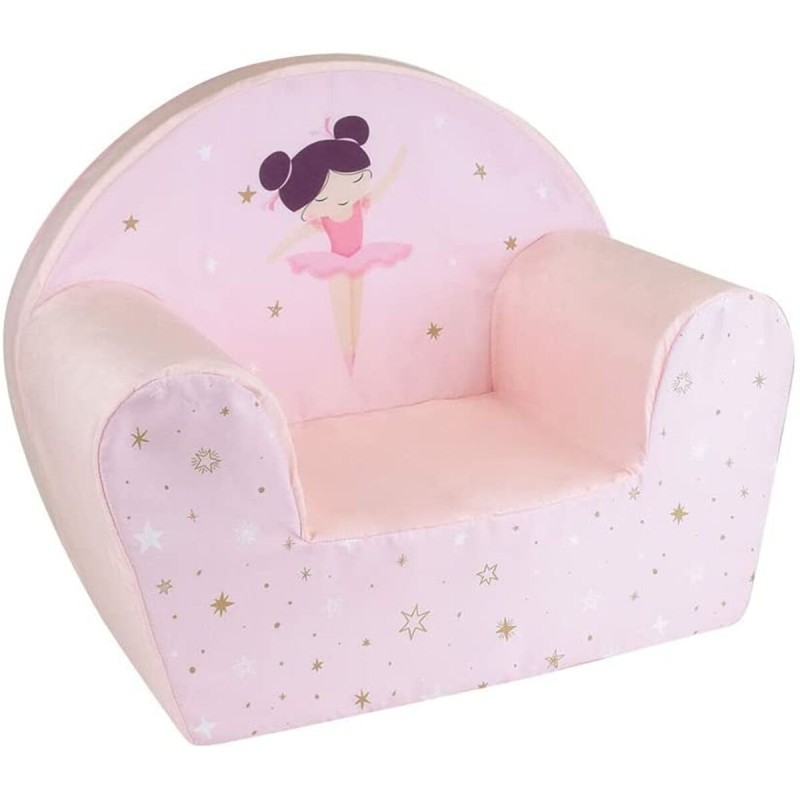 Poltrona per Bambini Fun House Dancer Ballerina Club Rosa 52 x 33 x 42 cm Poltrona per Bambini Fun House Dancer Ballerina Club Rosa 52 x 33 x 42 cm
