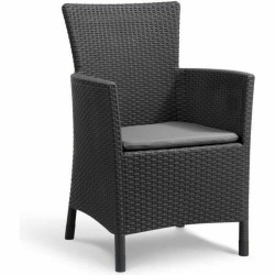 Poltrona da giardino Allibert by KETER 215526 Grigio 62 x 60 x 89 cm