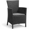 Poltrona da giardino Allibert by KETER 215526 Grigio 62 x 60 x 89 cm