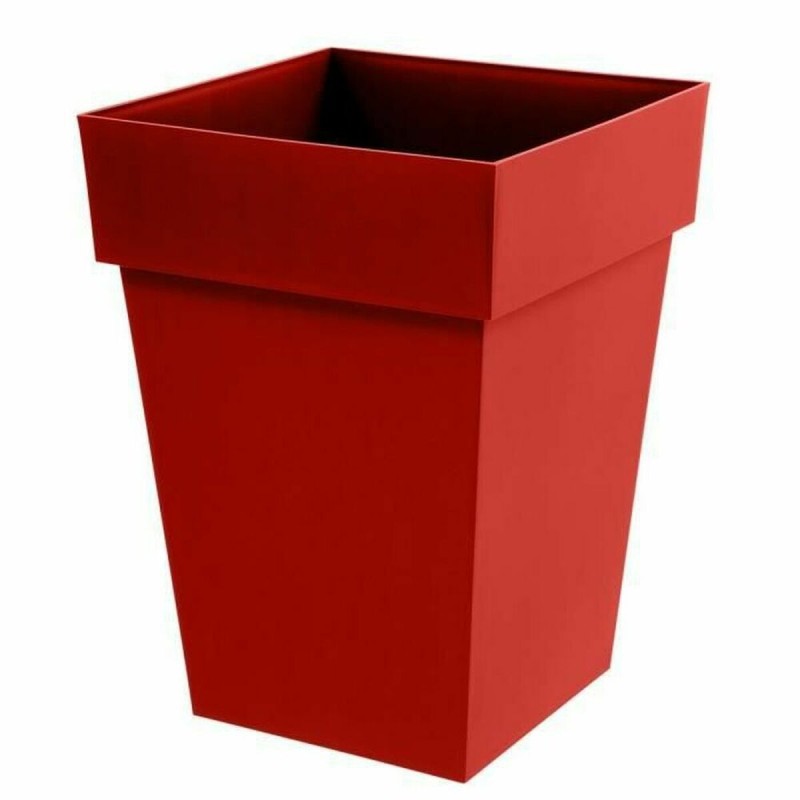 Vaso EDA Tuscan Rosso polipropilene Quadrato 39 x 39 x 53 cm Vaso EDA Tuscan Rosso polipropilene Quadrato 39 x 39 x 53 cm