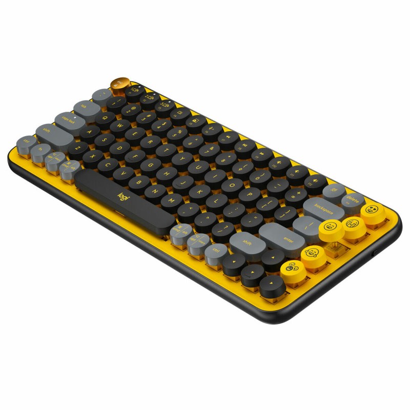 Tastiera Logitech POP Francese Giallo AZERTY Tastiera Logitech POP Francese Giallo AZERTY