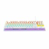 Tastiera per Giochi The G-Lab Mercury AZERTY Bianco