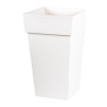 Vaso EDA Tuscan Quadrato Bianco polipropilene (39 x 39 x 65 cm)