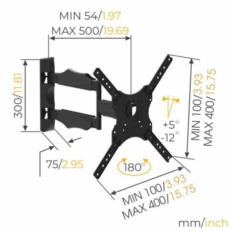 Supporto TV Nanook Wall Mount 32" 55"