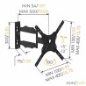 Supporto TV Nanook Wall Mount 32" 55"
