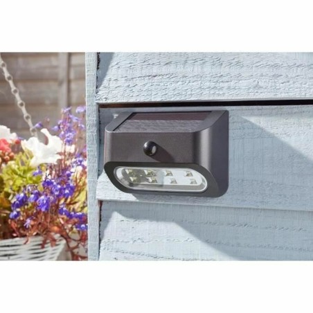 Applique da Parete Smart Garden Sentinel Luce solare Nero 50 lm (2 Unità)