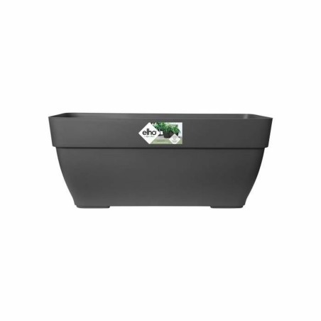 Vaso Elho Antracite Plastica Rettangolare Moderno