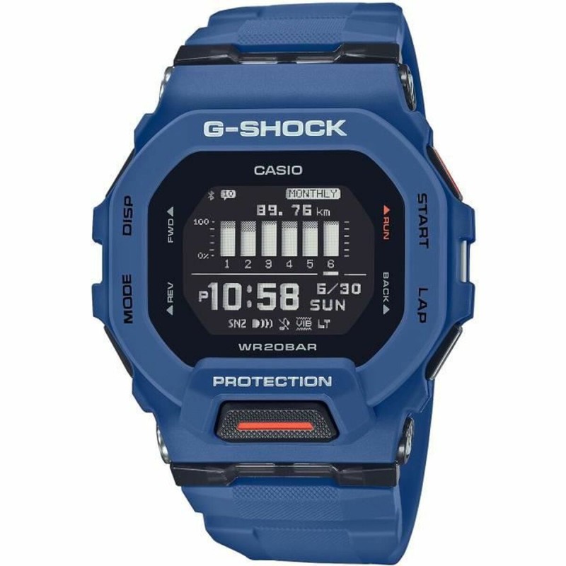 Smartwatch Casio GBD-200-2ER Azzurro Nero Smartwatch Casio GBD-200-2ER Azzurro Nero