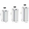 Secchio della spazzatura Kitchen Move Grigio 70 L