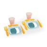 Tavolo con 2 sedie Ecoiffier Plastica Multicolore (13 Pezzi)