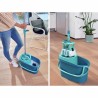 Mop with Bucket Leifheit 52120 Grigio 6 L Metallo (3 Pezzi)
