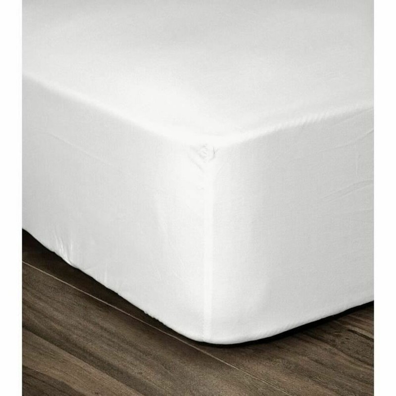 Lenzuolo con angoli Lovely Home Bianco Letto matrimoniale 160 x 200 cm Lenzuolo con angoli Lovely Home Bianco Letto matrimoniale 160 x 200 cm