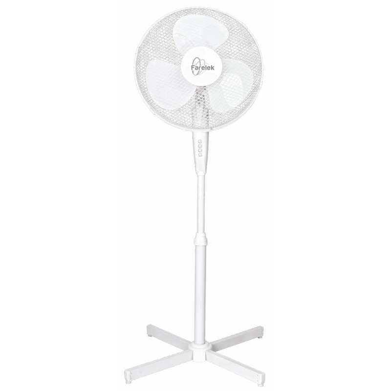 Ventilatore a Piantana FARELEK TENESSEE 50 W Bianco Ventilatore a Piantana FARELEK TENESSEE 50 W Bianco