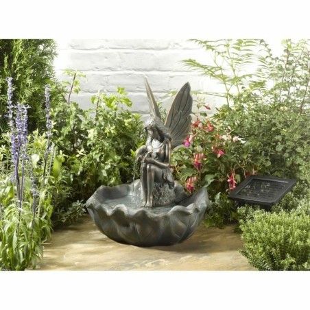 Fontana da giardino Super Smart Poliresina Fata 45 x 34,5 x 37 cm
