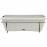 Vaso rettangolare da Balcone Garden ID Bianco Effetto pietra 50 cm