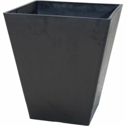 Vaso Mega Collections Ecostone Square Nero 48 x 57 cm