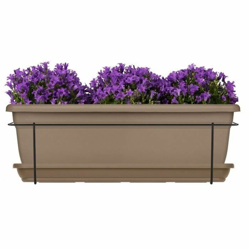 Vaso rettangolare da Balcone Garden ID Taupé 50 cm Vaso rettangolare da Balcone Garden ID Taupé 50 cm