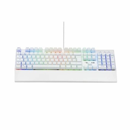 Tastiera meccanica The G-Lab KEYZ RUBIDIUM Bianco Azerty Francese