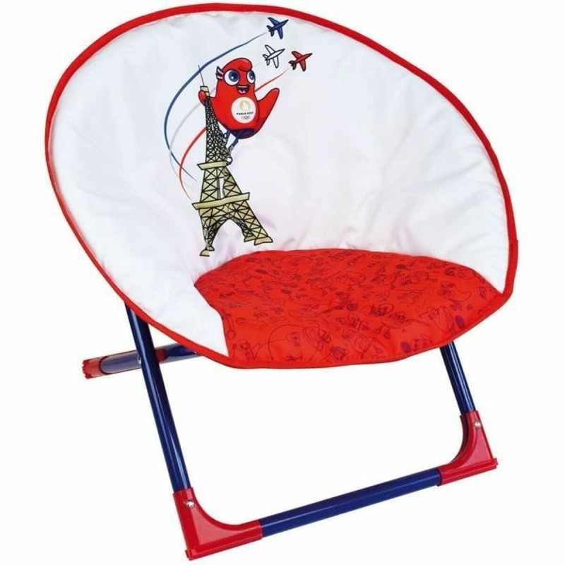 Poltrona per Bambini Fun House Paris 2024 Olympic Games Bianco Rosso Poltrona per Bambini Fun House Paris 2024 Olympic Games Bianco Rosso
