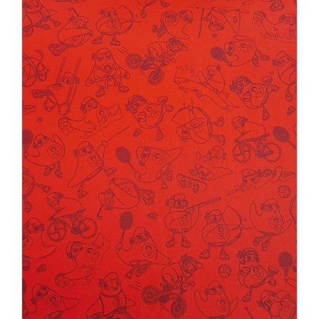Poltrona per Bambini Fun House Paris 2024 Olympic Games Bianco Rosso