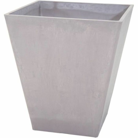 Vaso Mega Collections Ecostone Square Marrone Taupé 41 x 45 cm