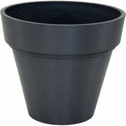 Vaso Mega Collections Ecostone Planter Nero 55 x 51 cm