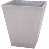 Vaso Mega Collections Ecostone Square Marrone Taupé 48 x 57 cm