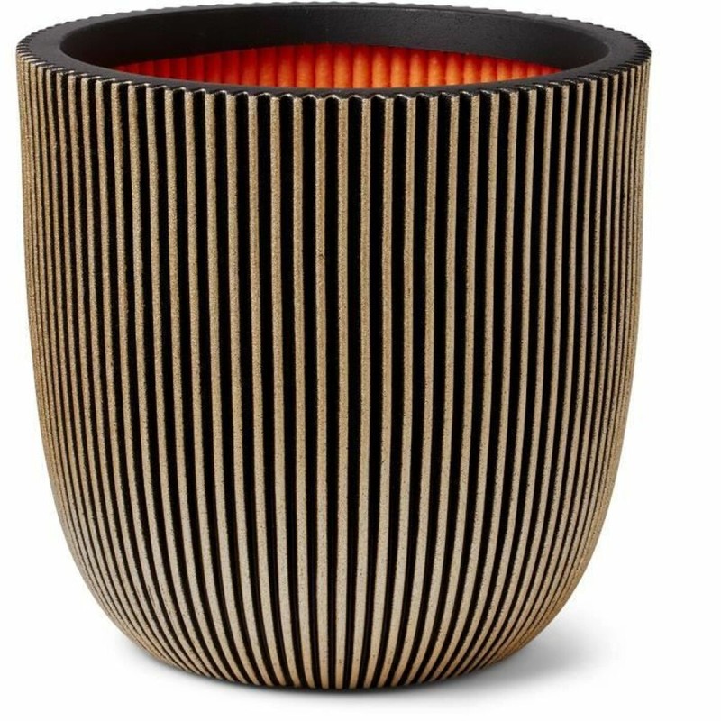 Vaso Capi Europe Dorato Plastica Rettangolare Ø 35 cm Vaso Capi Europe Dorato Plastica Rettangolare Ø 35 cm