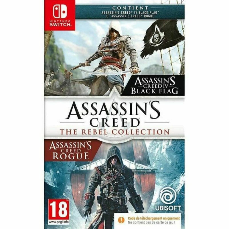 Videogioco per Switch Ubisoft Assassin's Creed: Rebel Collection Codice download Videogioco per Switch Ubisoft Assassin's Creed: Rebel Collection Codice download