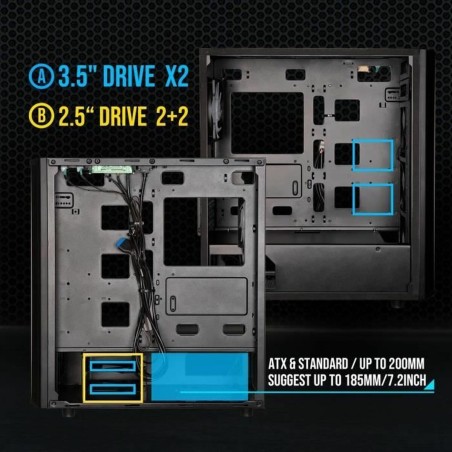 Case computer desktop ATX BitFenix