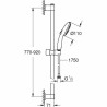 Colonna doccia Grohe Vitalio Start 110 Plastica