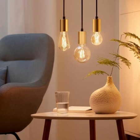 Lampadina Intelligente Wiz ST64 E27 50 W Multicolore Dorato 7 W 640 lm (2 Unità)