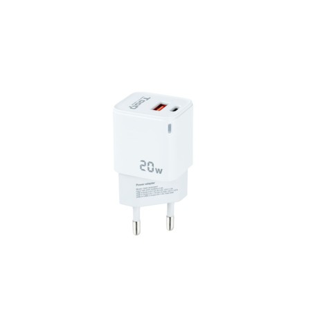 Caricabatterie da Parete TooQ TQWC-QCPD20WT Bianco 20 W (1 Unità)