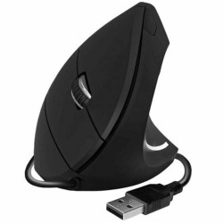 Mouse Ergonomico Ottico Subblim SUBMO-EDGVU01 Nero 1600 dpi