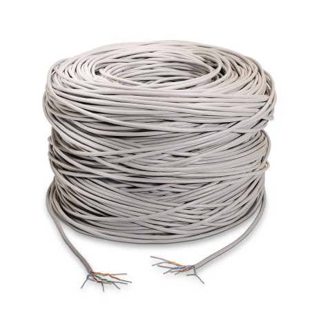 Cavo di Rete Rigido UTP Categoria 5e Aisens A133-0209 Grigio 305 m