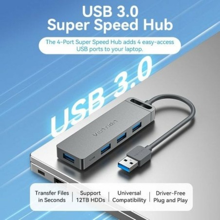 Hub USB Vention CHLBB Nero (1 Unità)