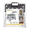 Sgabello Pieghevole Max Home 28,5 x 21,5 x 22 cm