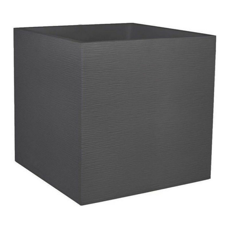 Vaso EDA CF-6540042 Antracite Grigio scuro Plastica Quadrato 49,5 x 49,5 x 49,5 cm Vaso EDA CF-6540042 Antracite Grigio scuro Plastica Quadrato 49,5 x 49,5 x 49,5 cm
