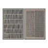 Quadro Home ESPRIT Marrone Nero Moderno Città 83 x 4 x 123 cm (2 Unità)